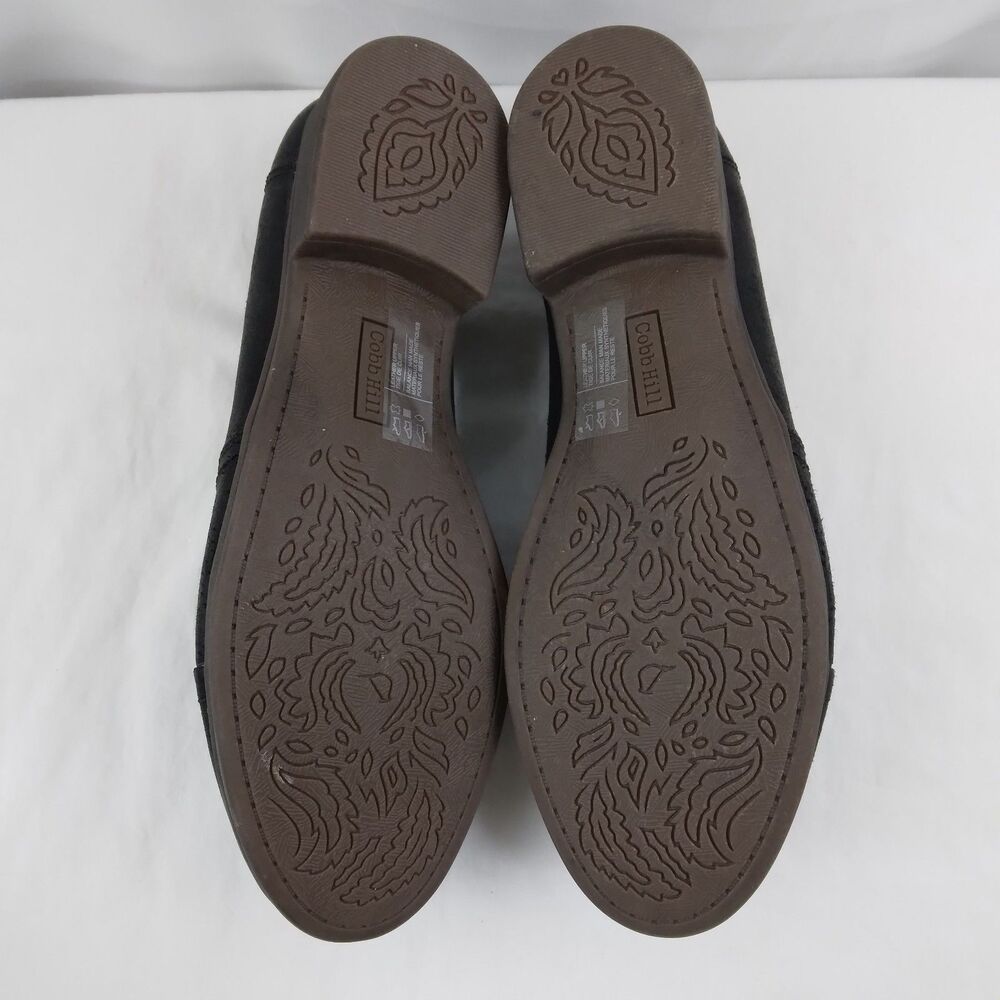 Rockport Cobb Hill Crosbie Slip On Loafer Black Leather Comfort Womens 7.5 - Picture 13 of 15